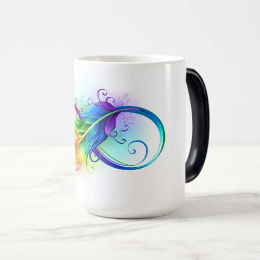 Infineensymbool met regenboogvanger magische mok (Voorkant rechts)