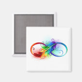 Infineensymbool met regenboogvanger magneet (Voorkant / Achterkant)