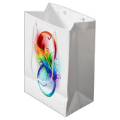 Infineensymbool met regenboogvanger medium cadeauzakje (Voorkant Gekanteld)