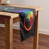 Infineensymbool met regenboogvanger medium tafelloper (Voorbeeld)