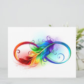 Infineensymbool met regenboogvanger menu (Staand voorkant)