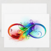 Infineensymbool met regenboogvanger menu (Voorkant / Achterkant)