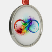 Infineensymbool met regenboogvanger metalen ornament (Rechts)
