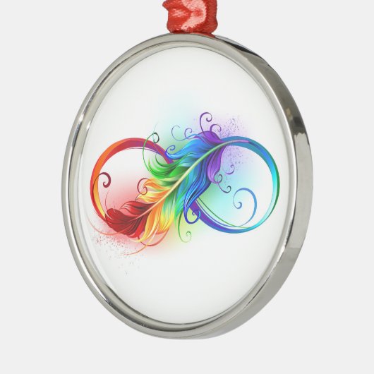 Infineensymbool met regenboogvanger metalen ornament (Links)