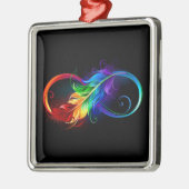 Infineensymbool met regenboogvanger metalen ornament (Links)