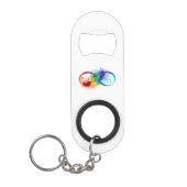 Infineensymbool met regenboogvanger mini flessenopener (Voorkant)