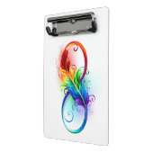 Infineensymbool met regenboogvanger mini klembord (Angled2)