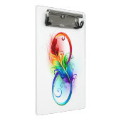Infineensymbool met regenboogvanger mini klembord (Schuin)