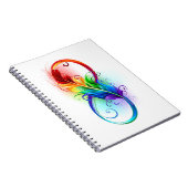 Infineensymbool met regenboogvanger notitieboek (Rechterzijde)