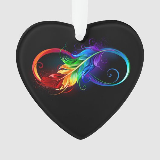 Infineensymbool met regenboogvanger ornament (voorkant)