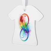 Infineensymbool met regenboogvanger ornament (voorkant)