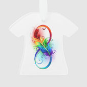 Infineensymbool met regenboogvanger ornament (achterkant)