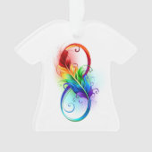Infineensymbool met regenboogvanger ornament (voorkant)
