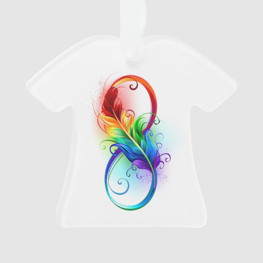 Infineensymbool met regenboogvanger ornament (voorkant)