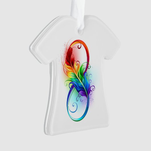 Infineensymbool met regenboogvanger ornament (voorkant)