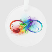 Infineensymbool met regenboogvanger ornament (voorkant)