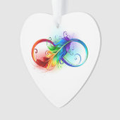 Infineensymbool met regenboogvanger ornament (voorkant)