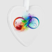 Infineensymbool met regenboogvanger ornament (voorkant)