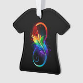 Infineensymbool met regenboogvanger ornament (voorkant)