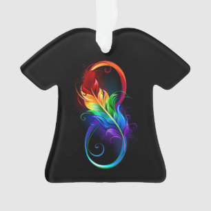 Infineensymbool met regenboogvanger ornament