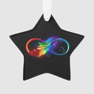 Infineensymbool met regenboogvanger ornament