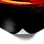 Infineensymbool met regenboogvanger perfect poster (Hoek)