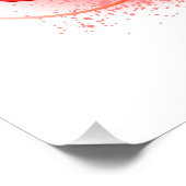 Infineensymbool met regenboogvanger perfect poster (Hoek)