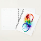 Infineensymbool met regenboogvanger planner (Display)