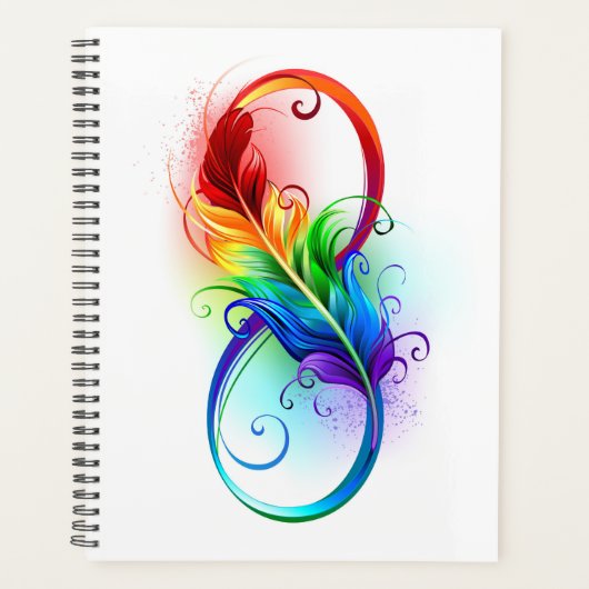 Infineensymbool met regenboogvanger planner (Voorkant)