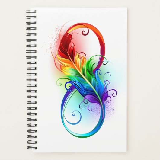 Infineensymbool met regenboogvanger planner (Voorkant)