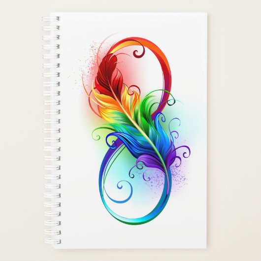 Infineensymbool met regenboogvanger planner (Voorkant)