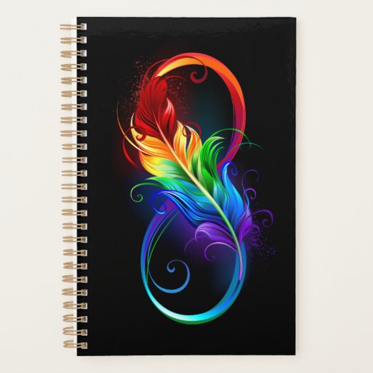 Infineensymbool met regenboogvanger planner (Voorkant)