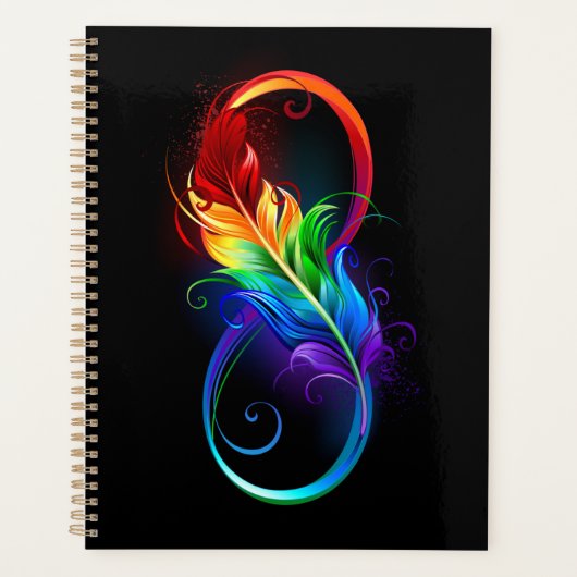 Infineensymbool met regenboogvanger planner (Voorkant)