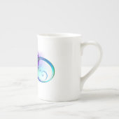 Infineensymbool met regenboogvanger porselein kop (Rechts)