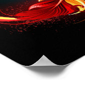 Infineensymbool met regenboogvanger poster (Hoek)