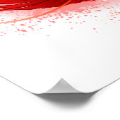 Infineensymbool met regenboogvanger poster (Hoek)