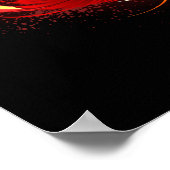 Infineensymbool met regenboogvanger poster (Hoek)