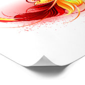 Infineensymbool met regenboogvanger poster (Hoek)