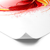 Infineensymbool met regenboogvanger poster (Hoek)