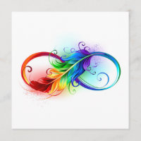 Infineensymbool met regenboogvanger
