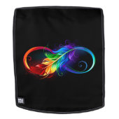 Infineensymbool met regenboogvanger rugtassen (Verwijderbaar gezicht)