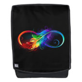 Infineensymbool met regenboogvanger rugtassen (Voorkant)