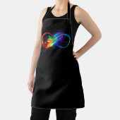 Infineensymbool met regenboogvanger schort (Insitu)