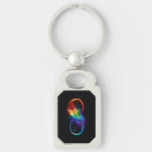 Infineensymbool met regenboogvanger sleutelhanger (Voorkant)