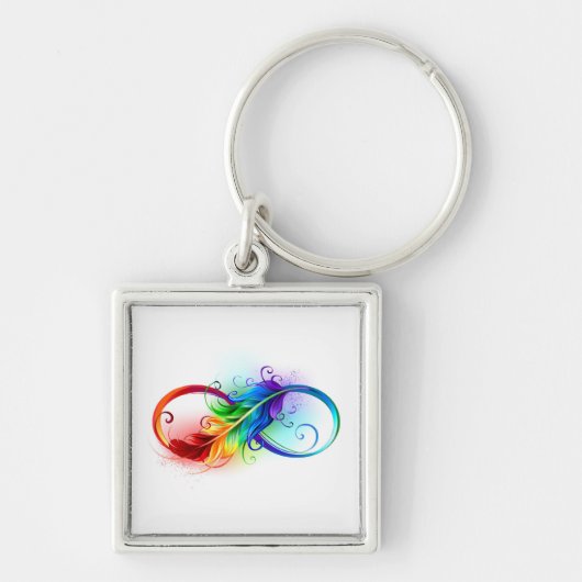 Infineensymbool met regenboogvanger sleutelhanger (Voorkant)