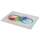 Infineensymbool met regenboogvanger snijplank (Hoek)