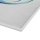 Infineensymbool met regenboogvanger snijplank (Hoek)