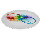 Infineensymbool met regenboogvanger snijplank (Hoek)