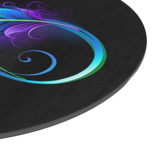 Infineensymbool met regenboogvanger snijplank (Hoek)