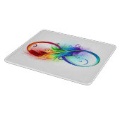 Infineensymbool met regenboogvanger snijplank (Hoek)